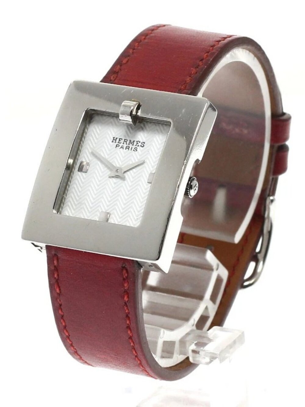 HERMES Belt watch BE1.210 White Dial Quartz Ladies Watch_939160